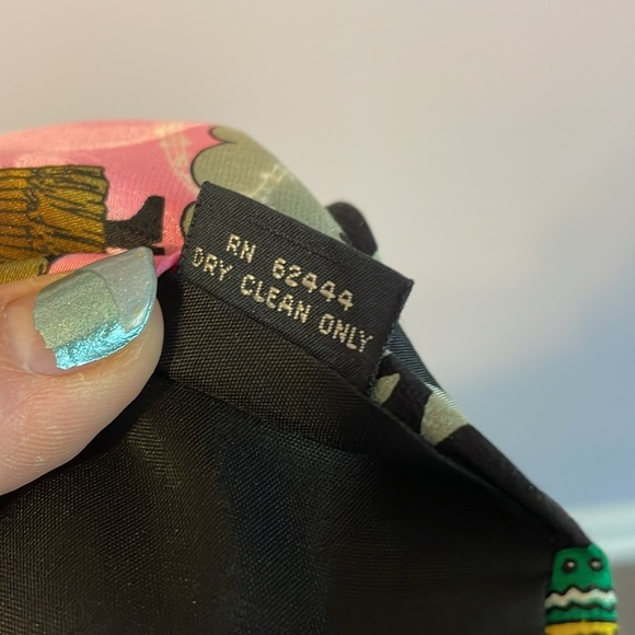 Nicole Miller Vintage 1991 Music Records Jazz Band Silk Necktie Tie - Picture 6 of 15